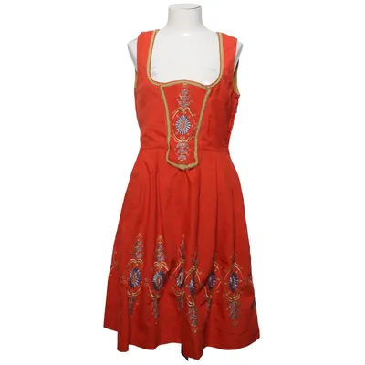 Dirndl (Rood, Blauw, Geel) van Trevira Polyester, Viscose