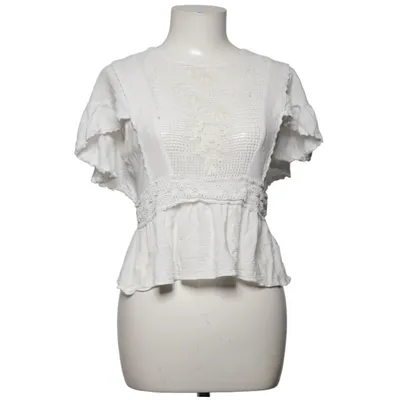 Top (Wit) van Zara Trafaluc Collection Katoen