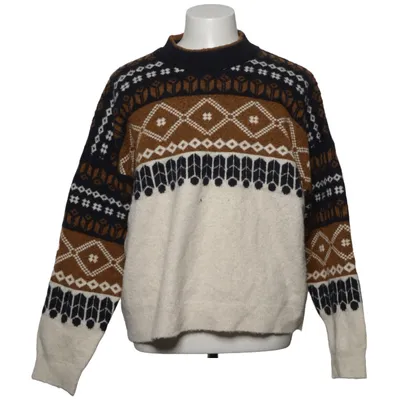 Strickpullover (Weiß, Braun, Blau) von B.Young Elasthan, Polyamid, Recyceltes Polyester, Wolle
