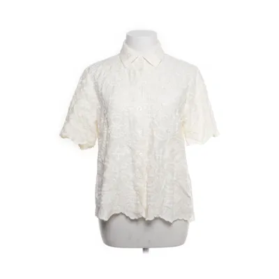 Chemise à manches courtes (Beige) de Zara Viscose