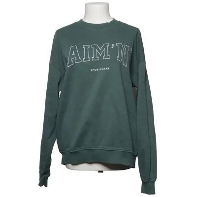 Sweatshirt (Grøn) fra Aim'n Bomuld, Polyester