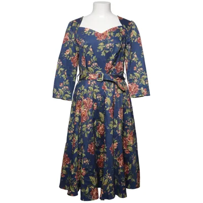Robe (Bleu, Multicolore) de Hearts & Roses Coton, Élasthane