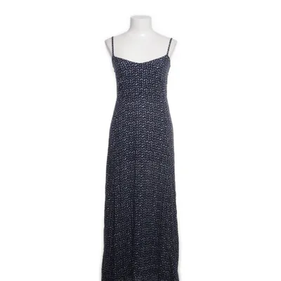 Robe longue (Bleu, Blanc)