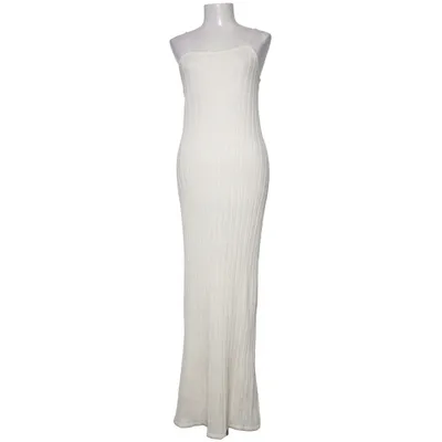 Maxi dress (Beige) from Gina Tricot Acrylic, Cotton