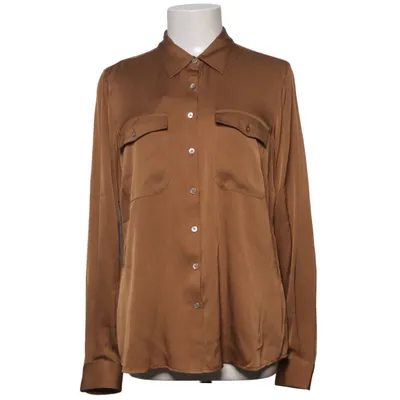 Shirt (Brown) from Stenströms Elastane, Silk