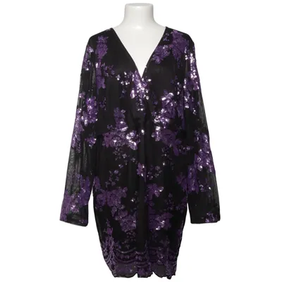 Cocktailjurk (Zwart, Lila) van D&M Polyester
