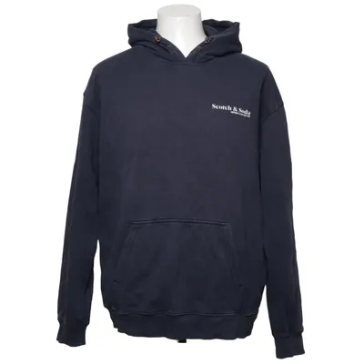 Hoodie (Blue) from Scotch & Soda Elastane, Organic cotton