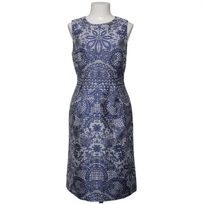 Dress (Blue, White) from Hobbs Acetate, Polyester