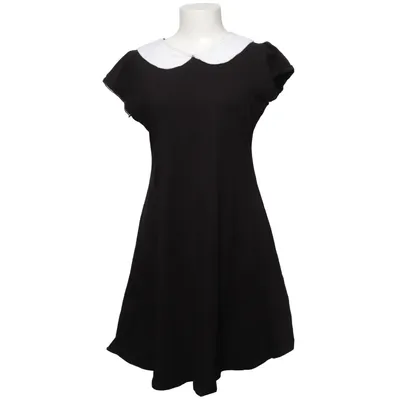 Dress (Black, White) from Poizen Cotton, Elastane