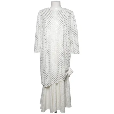 Kjole (Hvid, Sort) fra Eurofashion