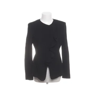 Blazer (Black) from Armani Collezioni Cotton, Elastane, Polyamide, Polyester, Viscose