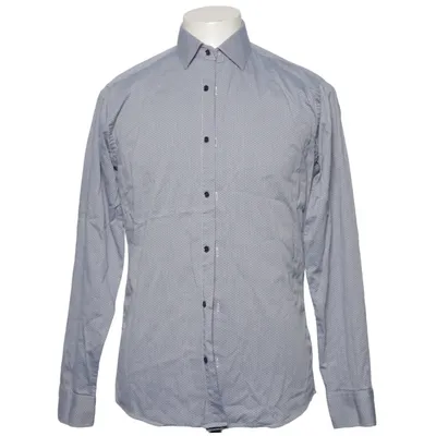 Shirt (Blauw) van Seven Seas Katoen, Elastaan