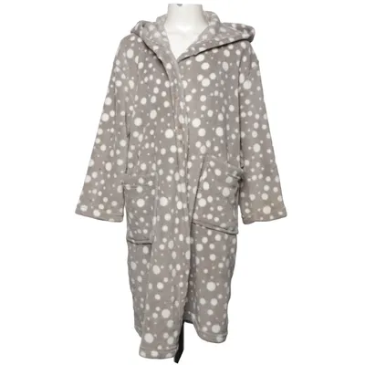Bathrobe (Gray, White) from Hemtex Polyester