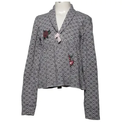 Wrap cardigan (Black, White) from Mywear Young Cotton