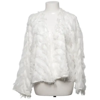 Strickjacke (Weiß) von Visual Clothing Project Polyester