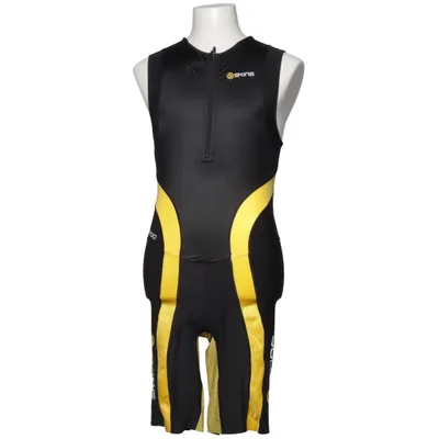 Combinaison de vélo (Noir, Jaune) de Skins Élasthane, Polyamide, Polyester