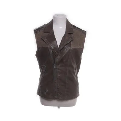 Bikervest (Brun) fra Settore Læder, Bomuld