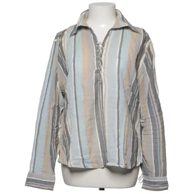 Top (Blue, Brown, White) from Street One Cotton, Elastane, Polyamide