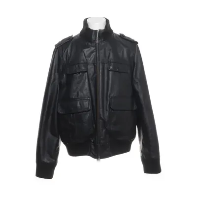 Leather jacket (Black) from Batistini