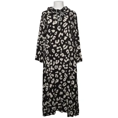 Hood dress (Black, White) from Marta Viscose