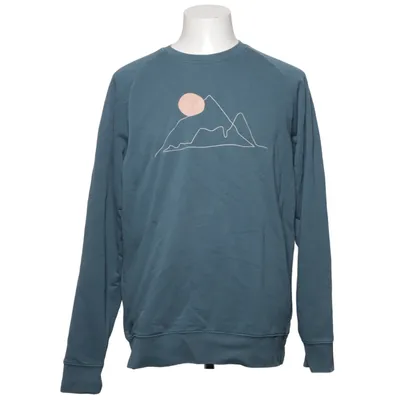 Collegetröja (Blå) från Sutsu Ekologisk bomull, Återvunnen polyester