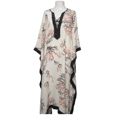 Caftan (Blanc, Marron, Noir) de Demoy Soie