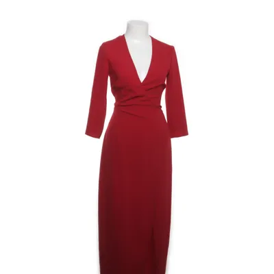 Omlottklänning (Röd) från American Apparel Elastan, Polyester