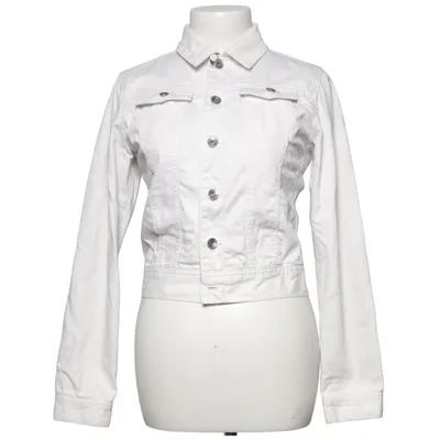 Denim jacket (White) from Geddes and Gillmore Cotton, Elastane, Polyester