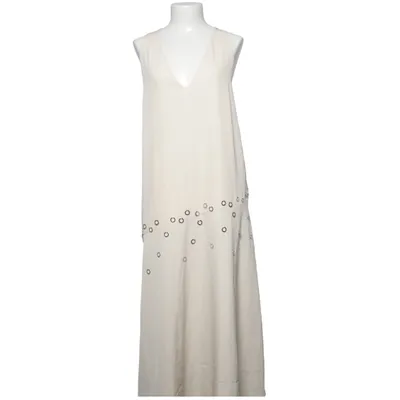 Maxi jurk (Beige) van Second Female Elastaan, Polyester