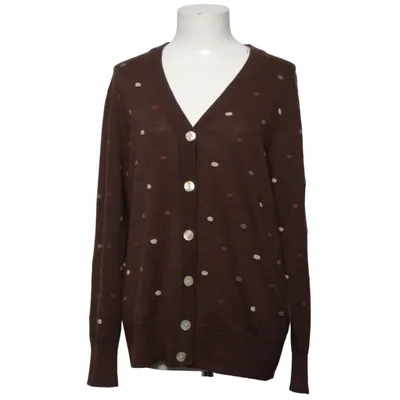 Cardigan (Bruin, Meerkleurig) van Peter Hahn Merinowol