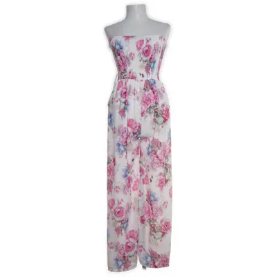 Byxdress (Vit, Rosa, Flerfärgad) från New Collection Elastan, Polyester