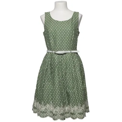 Robe (Vert, Blanc) de Yumi Coton