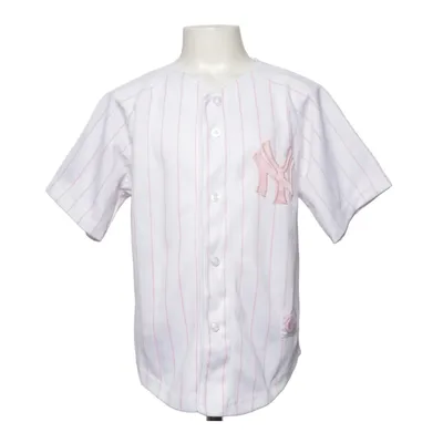 Honkball T-shirt (Wit, Roze) van Majestic