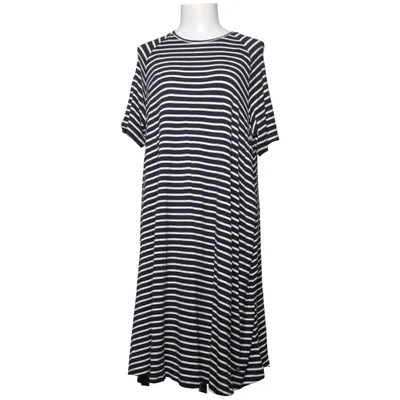 Dress (Blue, White) from Marine Elastane, Viscose