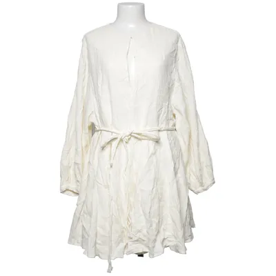 Robe (Blanc) de H&M Coton, Élasthane
