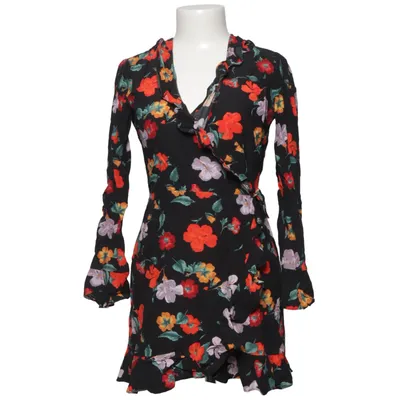 Robe portefeuille (Noir, Multicolore) de Envii Viscose