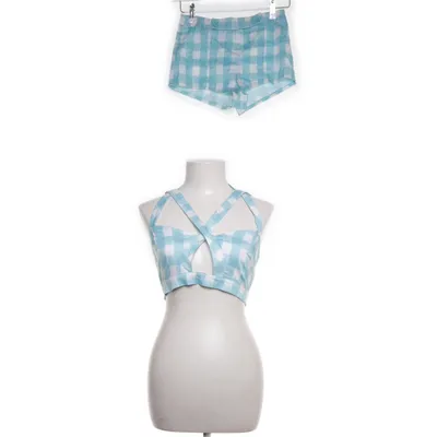 Set (Blå, Vit) från ASOS Petite Bomull, Elastan