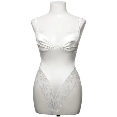 Body (Wit) van Gina Tricot Elastaan, Polyamide