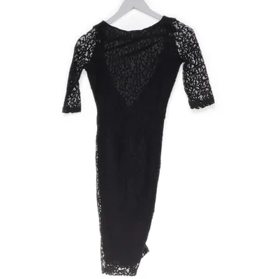 Maxi jurk (Zwart) van ASOS Petite Elastaan, Polyamide, Polyester