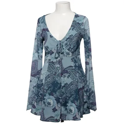 Jumpsuit (Blauw, Lila) van Urban Outfitters Elastaan, Polyester