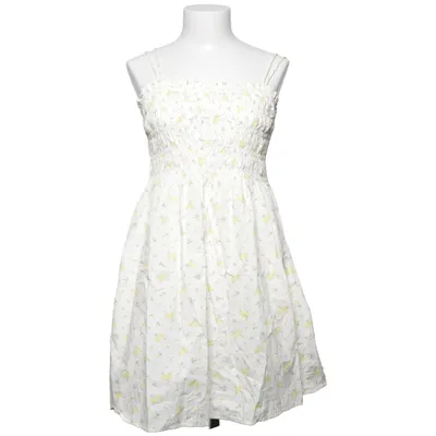 Klänning (Vit, Gul, Grön) från Divided by H&M Bomull, Elastan