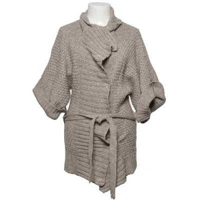 Cardigan cache-cœur (Beige) de Definitions Acrylique, Laine d'alpaga, Mohair