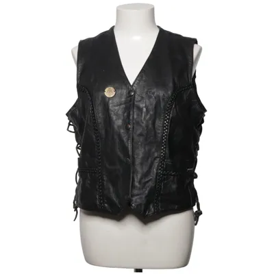 Biker vest (Black) from 4Bikers Leather, Polyester