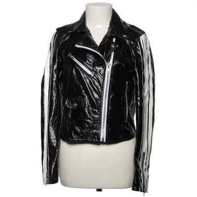 Veste de motard (Noir, Blanc) de Signature8 Coton, Polyester, Polyuréthane