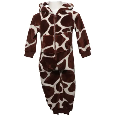 Rompers (Brown, White) from Pitter Patter Polyester