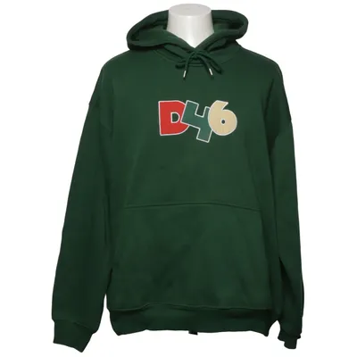 Sweat à capuche (Vert) de District Fortysix Coton, Polyester