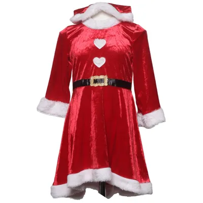 Julkläder (Röd, Vit) från H&M Pälsimitation, Polyester