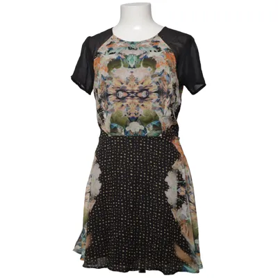 Jurk (Zwart, Meerkleurig) van Love Polyester