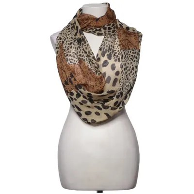 Cirkelsjal (Beige, Svart) från Chiara Ambra Polyester