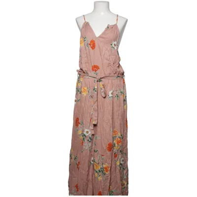 Maxikjole (Beige, Flerfarvet) fra Happy Holly Viscose